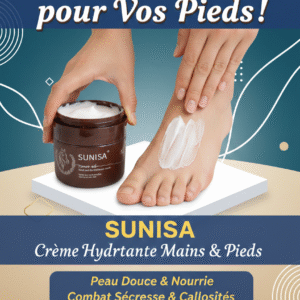 Crème hydratante pour les mains et les pieds