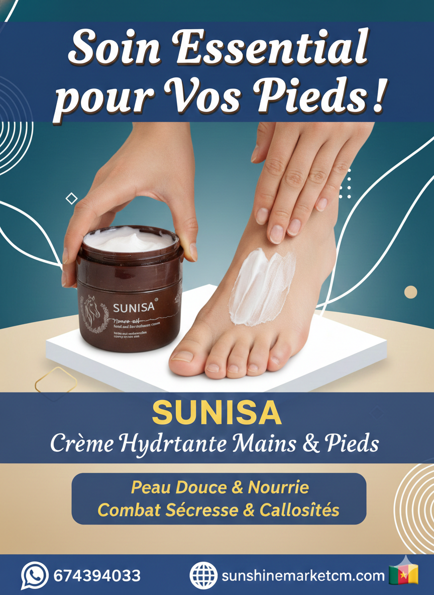 Crème hydratante pour les mains et les pieds